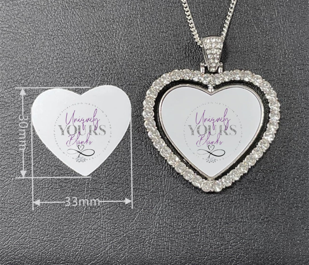 Bling Heart Necklace